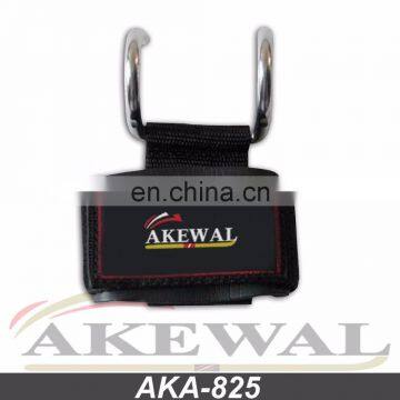 Leather weight Lifting Bar Hook wrist support