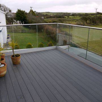 Aluminium Frameless Glass Balustrade System for Residential / Commerical Balocny / Fence Railing photo-2