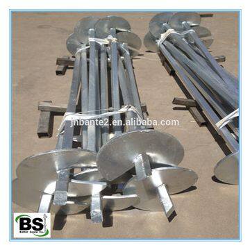 Galvanized Steel Round Shaft Helical Pile photo-4