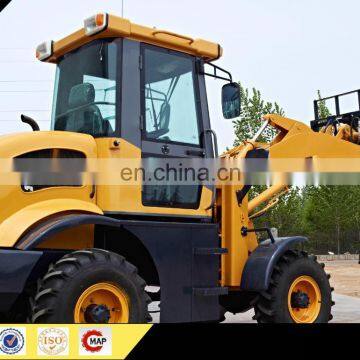 ZL20F shandong small wheel loader with quick hitch and heated cabin with CE