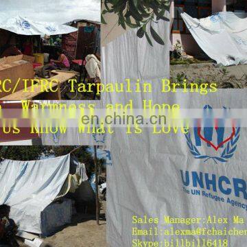 UNHRC Tarpaulin Tent ,white color UNHRC Tarpaulin