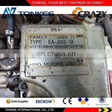 Original Used HINO EA-JO5E-TA Complete Engine Assy,JO5E Engine Assy for KOBELCO SK200-8 Excavator Parts photo-2