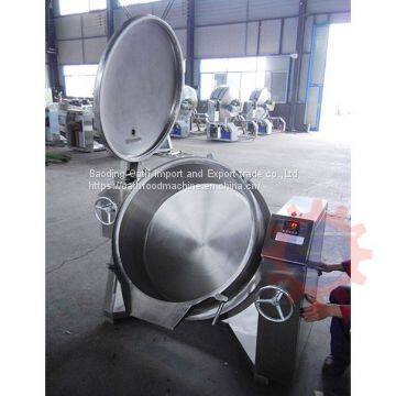 Electric boiling pot   Steam jacketed kettle  Gas vacuum jacketed kettle supplier  Steam cooking kettle for sale