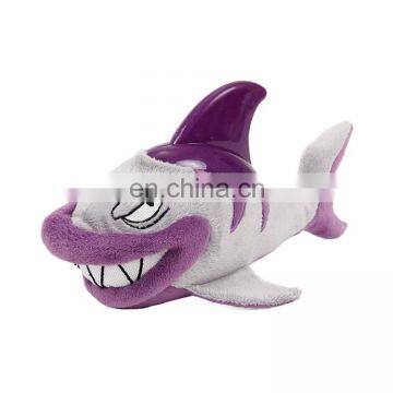 2020 Wholesale High Quality Shark Model Interactive Plush Dog Toy