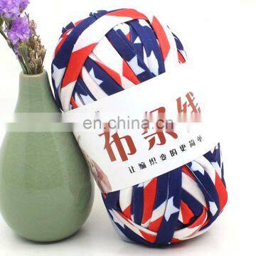 Wuge Manufacturer Cheap Price 100 Polyester Crochet Tshirt Yarn for Knitting photo-2