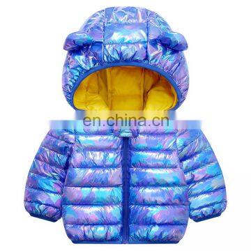 New style Cute bright Colorful color down cotton jacket candy color baby boy winter coats