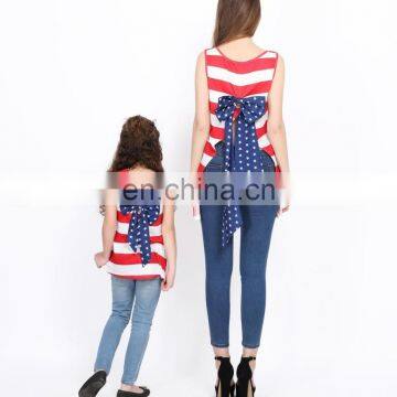 2019 new With A Bow On The Back Wholesale Mommy And Me Import Clothes Child (this link for WOMAN)