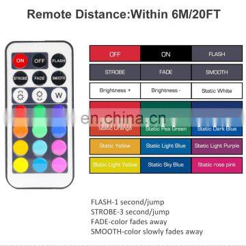 LED RGB Color Cabinet Wireless Lights Battery Operated Puck Light With Remote Control photo-6