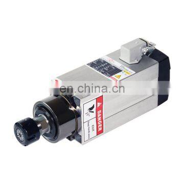 HONGJUN 220V 4 Ceramic Bearing Square 2.2kw Air Cooled Spindle Motor ER20 Runout-off 0.01mm CNC Engraving Milling Grind photo-3