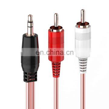 Low Price High Quality 35mm Male Stereo to Male 2rca 3 Rca Female Cable photo-3