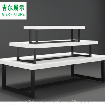 Wood Customized Grocery Store Shopping Mall Retail Store Shoes Display Rack and Stand photo-3