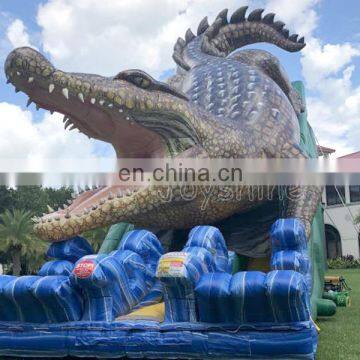 Giant Inflatable Slide Crocodile Playground Jumping Castle Bouncer Slides For Sale photo-2