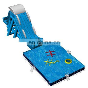 Joyshine Giant Inflatable Water Park Outdoor Inflatable Water Slide With Pool