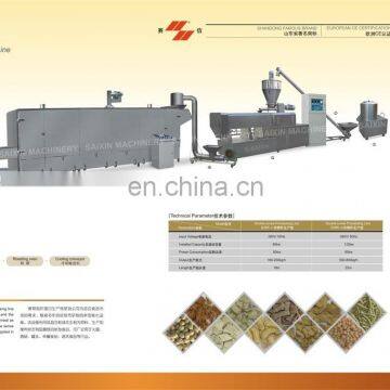 soya snacks maker ,soybean protein food machine , soya chunks machine by chinese  supplier since 1995