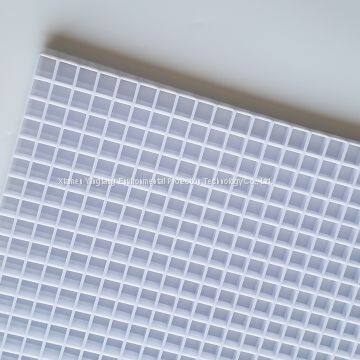 plastic eggcrate panel grille，cube cell china factory YL13B YL13W