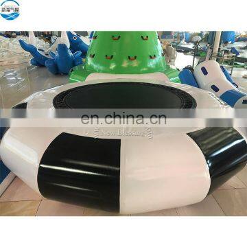 Round Shape Inflatable Water Jumping Trampoline, Inflatable Water Floating Bed for Family photo-6