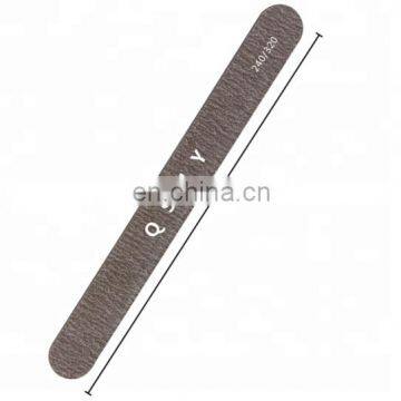 Qshy Nail Art Tools 240/320 Brown Grit Abrasive Nail File