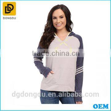 Customizable polyester hoodie wholesale best quality and cheap price lady hoodie