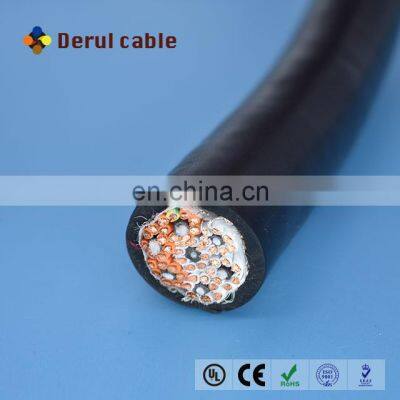 Crane control cable system overhead crane cable