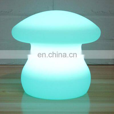 Amazon remote control mushroom shaped design night light antique rechargeable remote colorful Desk night Lamp