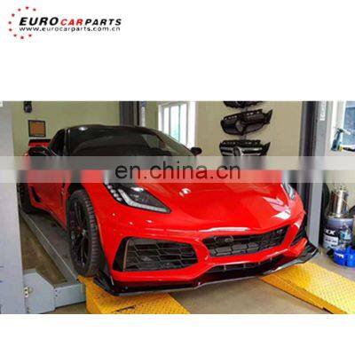 2018year C7 Front Bumper Fit for C7 ZR1 Style Bodykit pp Material Bumper photo-3