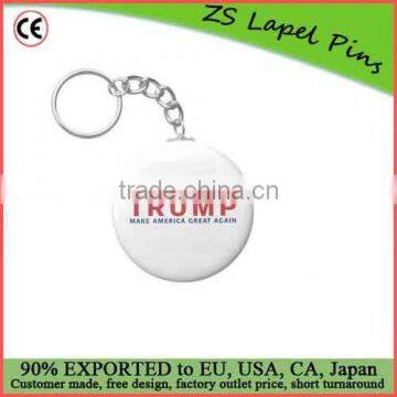 Free artwork design quality custom Donald Trump - Make America Great Again Basic Round Button Keychain