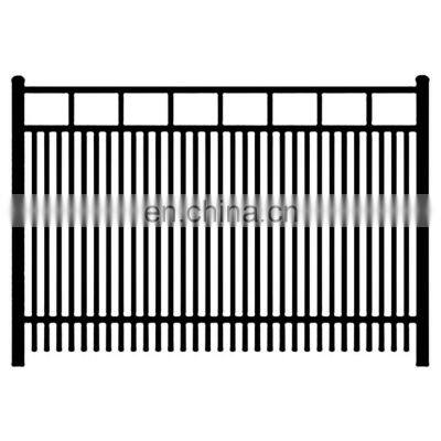 hot sale Xinhai #24 H 5 ft * W 6 ft Galvanized and power coated steel ornamental fence panel