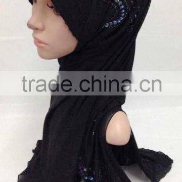 PR022 Popular handmade beading superb muslim scarf