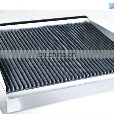 Промышленный внутренний газовый гриль из нержавеющей стали с лавовыми камнями, имеющий газовый сертификат CE photo-2