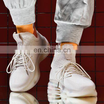 2021 Spring and Autumn New Cross-border Trend Three Air Cushion Avant-garde Luminous Men's Casual Plus Size Sneakers photo-4