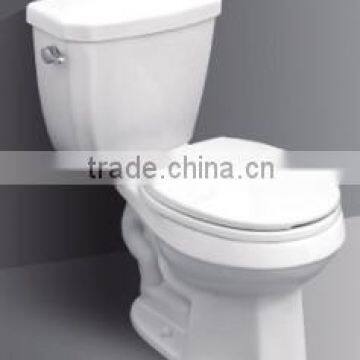 Washdown Soft Close Modern White Color Dual Flushing System Two Piece Western Toilet photo-5