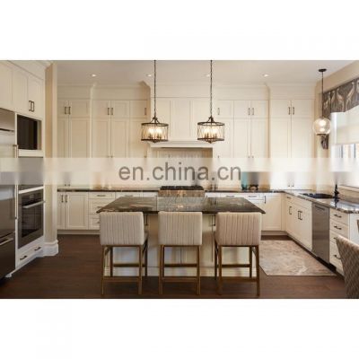 Modern designs MDF gray matt lacquer modular kitchen cabinet