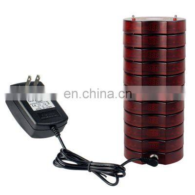 Restaurant Wireless Paging Queuing System 1 Transmitter 10 Coaster Pagers Guest Waiter Calling photo-4