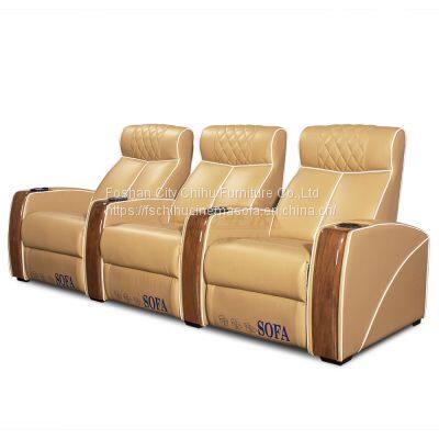 Cream Color Home Sofa Italian Style Home Luxury Theater Sofa Set Modern Living Room Sofa Furniture photo-2