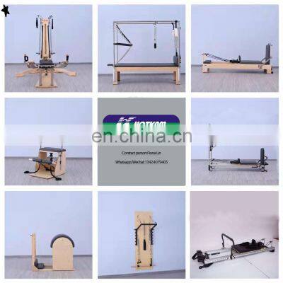 Pilates Machine Functional Trainer Yoga Pilates Aluminium Reformer With Half Trapeze photo-4