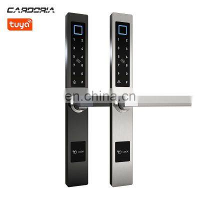 TTlock APP Wifi Control Smart Lock Stainless Steel Digital Fingerprint 5 in 1Door Lock for Aluminum Sliding Gate Glass Door photo-3
