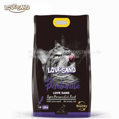 Sand for Cat Pet Litter Pellet Bentonite Clumping Cat Litter Kitty Litter Carbon photo-3