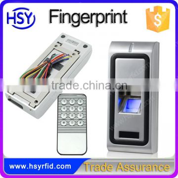 Stand alone waterproof outdoor fingerprint biometric reader metal rfid access control system