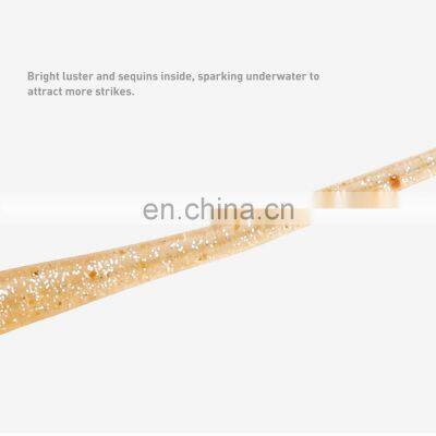 JOHNCOO 50pcs/box Soft Worm Rock Fish Lure Ocean Rock Lure Soft Fish Wobblers Carp Pesca Peche Soft Bait Jig Lure photo-5