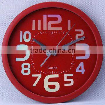 30cm size plastic quartz wall clock modern design