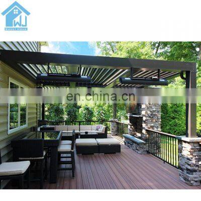 Gazebo Roofing Canop[y Cover Easy Install Louvered Pergola