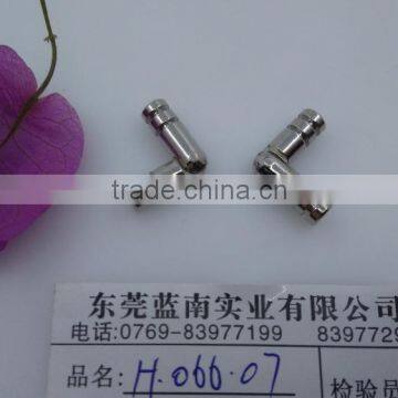 Silver box hinge.Watch box Silver pivot round hinge.Silver double pin hinge