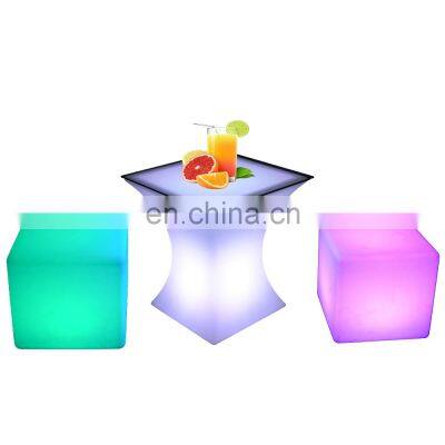 led bar furniture cocktail table cube chair bar led sillas para eventos bar tables lawn chair