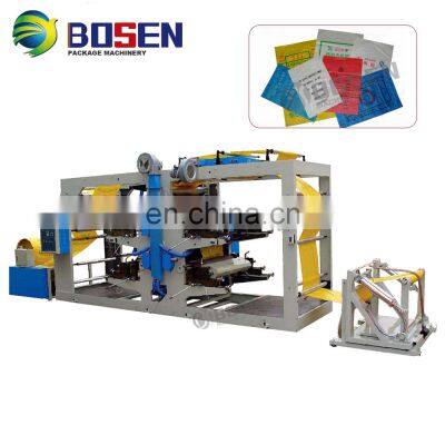 BEST SALE PRINTER PP WOVEN ROLL TO ROLL 4 FOUR COLOR OFFSET FLEXO PRINTING MACHINE