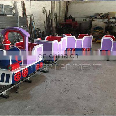 Commercial Indoor and Outdoor Playground Mall Kids Game Small Electric Track Train Rides for Amusement Park photo-4