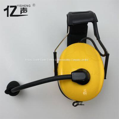 Professional Wireless Noise Reduction Intercom Half Duplex Bold Yellow Headset “YISHENG” YS-DJ-02H Series photo-4
