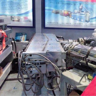 SPC Floor/PVC Imitation Marble Sheet Extrusion Machine Production Line photo-3