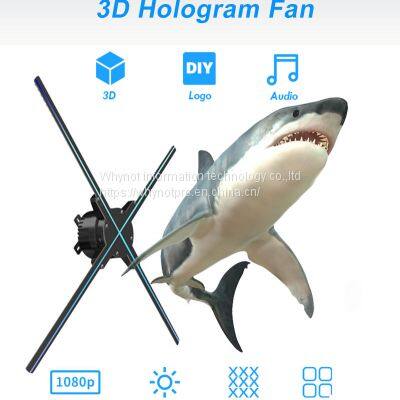 45 56CM 3D Holographic Display LED Holo Fan for Shopping Mall Supermarket Store