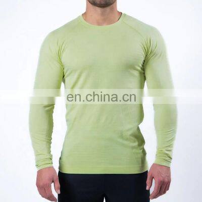 Factory Direct Supply Breathable Sport Long Sleeve Quick Dry T Shirts Gym Men'S Top photo-3