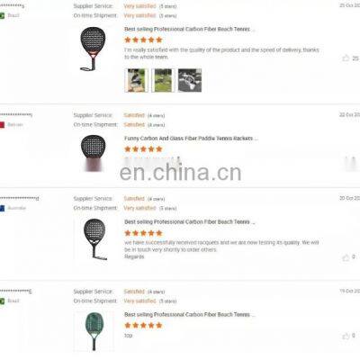 2022 Manufacturer Racket Best Quality Balance Padel Soft EVA 38MM Beach Tennis Rackets Padel photo-5